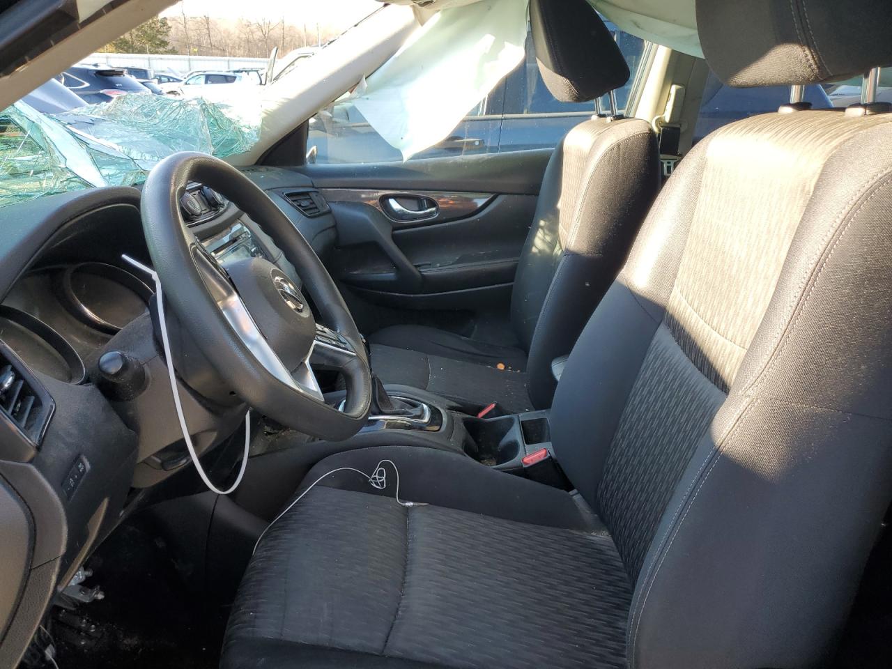 2017 Nissan Rogue VIN JN8AT2MV5HW258394 Copart auction photo, all over damage thumbnail 7