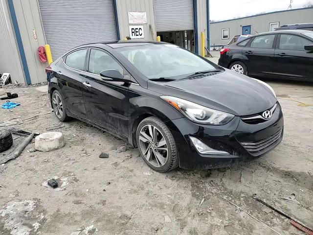 2015 Hyundai Elantra VIN KMHDH4AE5FU370529 Copart auction photo, side / front end damage thumbnail 13