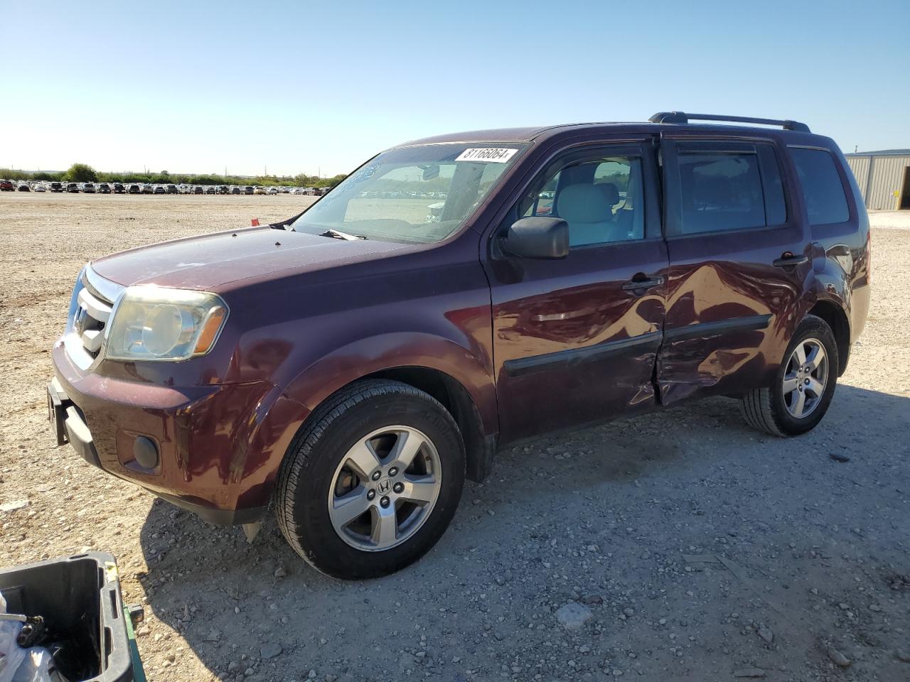 2011 Honda Pilot VIN 5FNYF4H21BB043409 - Copart auction photo