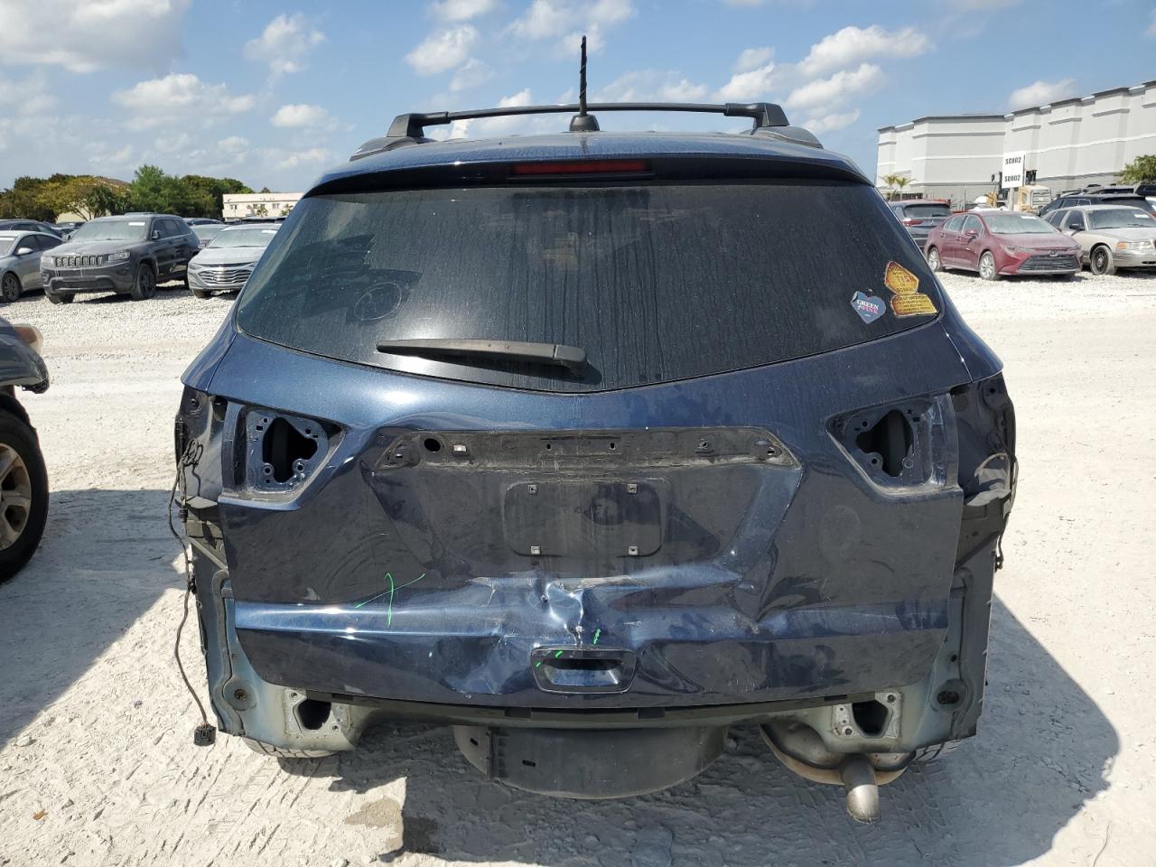 2017 Chevrolet Traverse VIN 1GNKRGKDXHJ237454 Copart auction photo, rear end damage thumbnail 6