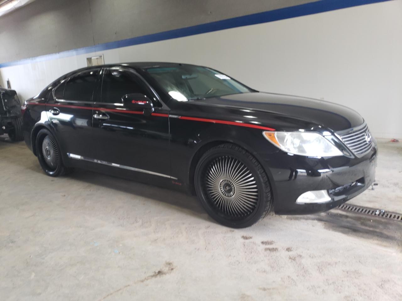 2007 Lexus LS VIN JTHBL46F375002887 Copart auction photo, front end damage thumbnail 4