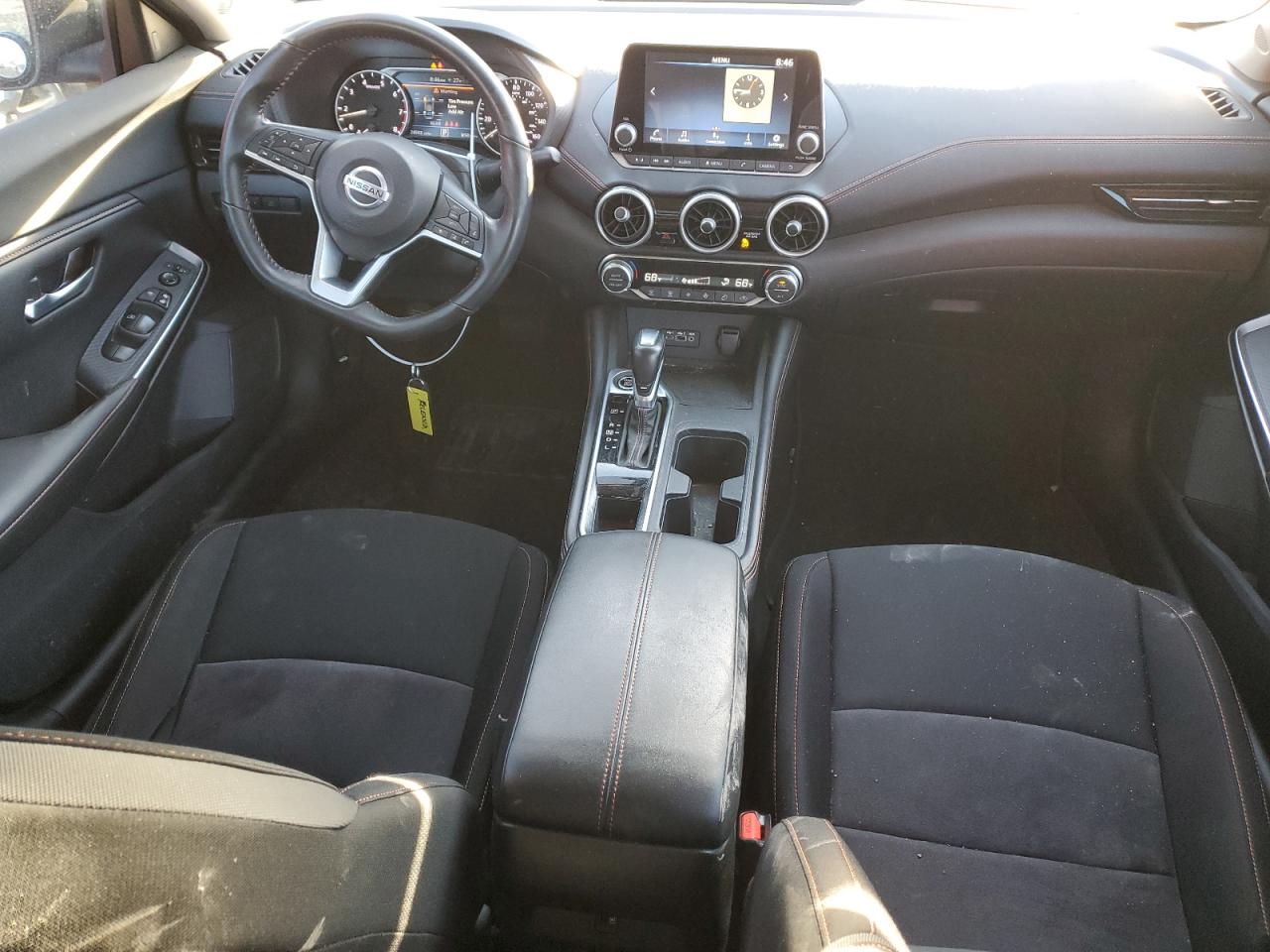 2022 Nissan Sentra VIN 3N1AB8DV5NY283580 Copart auction photo, front end / undercarriage damage thumbnail 8