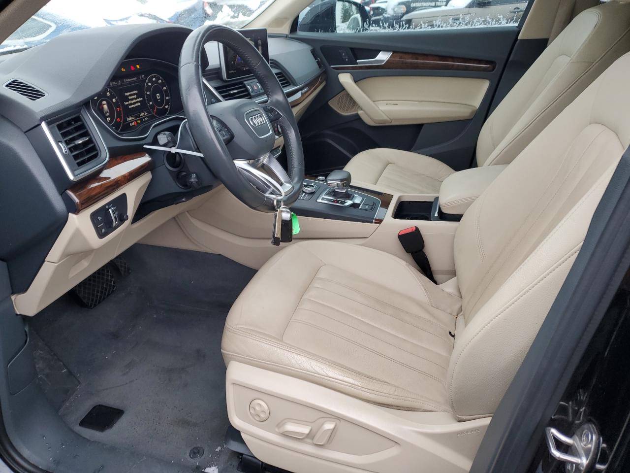 2018 Audi Q5 VIN WA1BNAFY4J2001519 Copart auction photo, front end damage thumbnail 7
