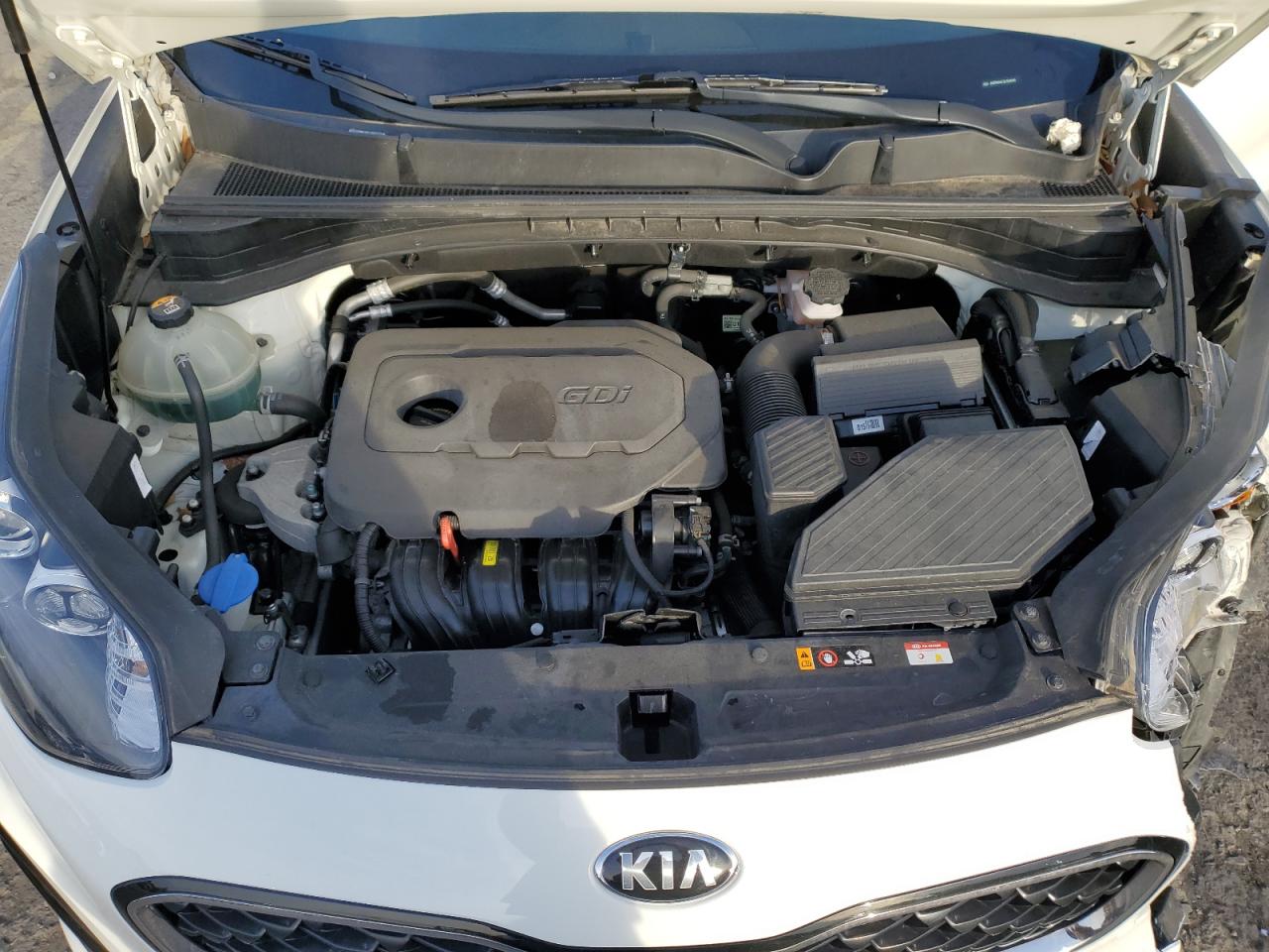 2020 KIA Sportage VIN KNDPM3AC3L7834045 Copart auction photo, front end / side damage thumbnail 13