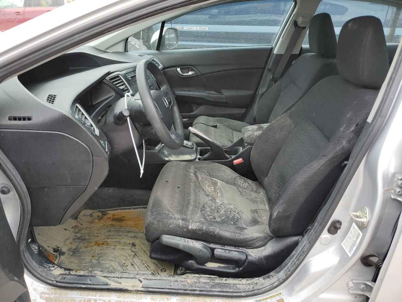 2013 Honda Civic VIN 19XFB2F56DE079660 Copart auction photo, water/flood damage thumbnail 7