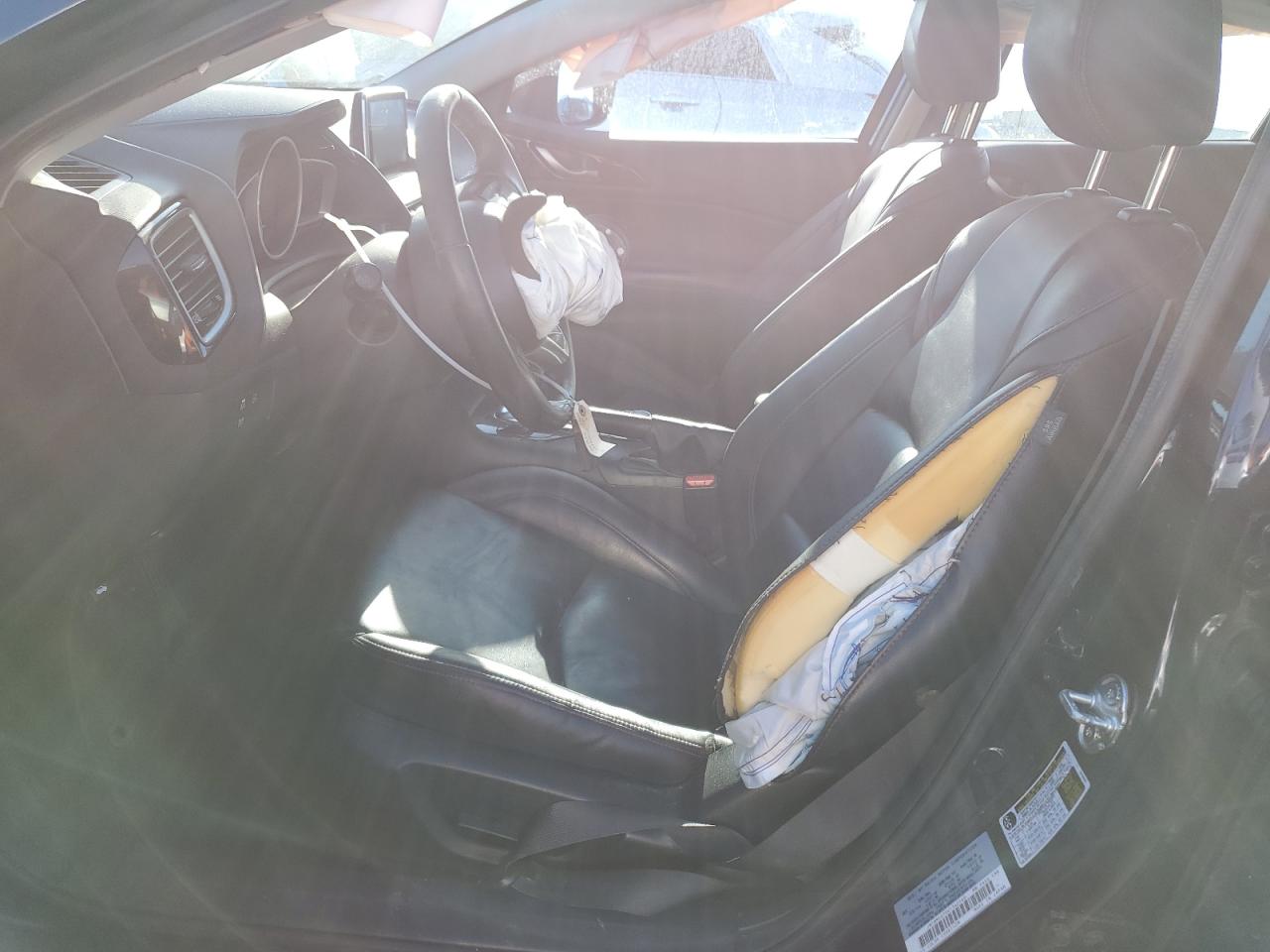 2016 Mazda 3 VIN JM1BM1X70G1342560 Copart auction photo, front end / rear end damage thumbnail 7