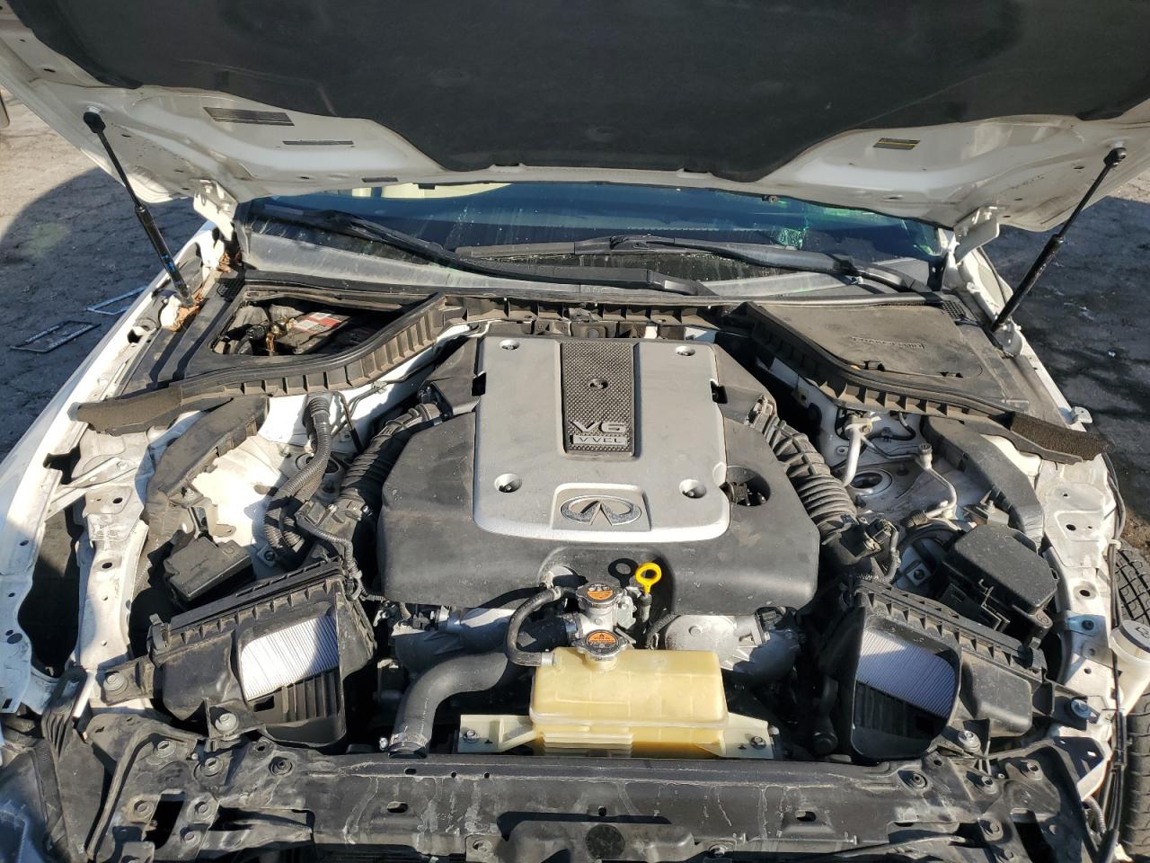 2014 Infiniti Q50 VIN JN1BV7AP5EM675795 Copart auction photo, front end damage thumbnail 11