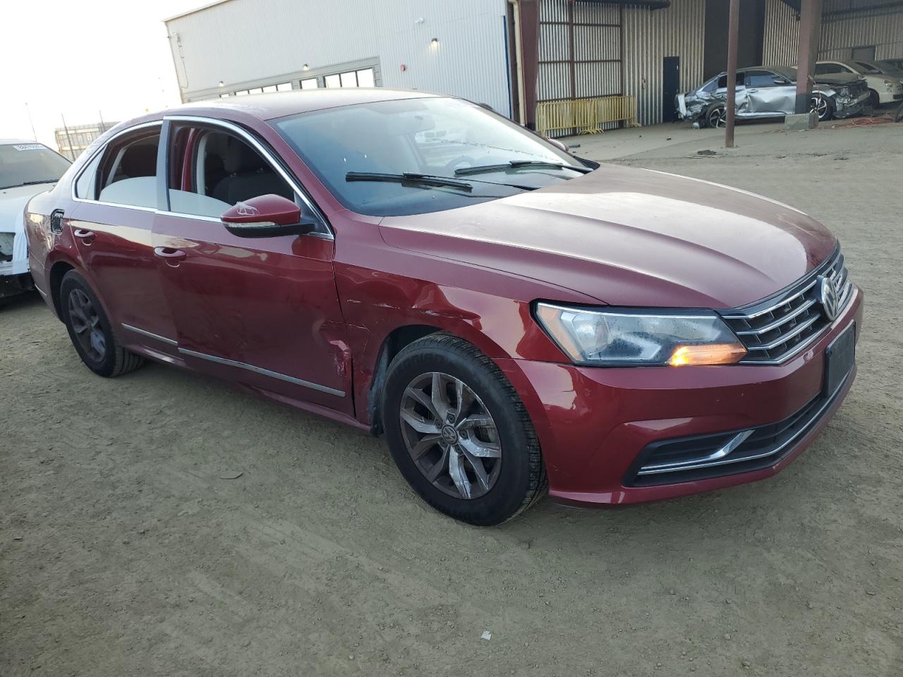 2017 Volkswagen Passat VIN 1VWAT7A38HC042419 Copart auction photo, side damage thumbnail 4