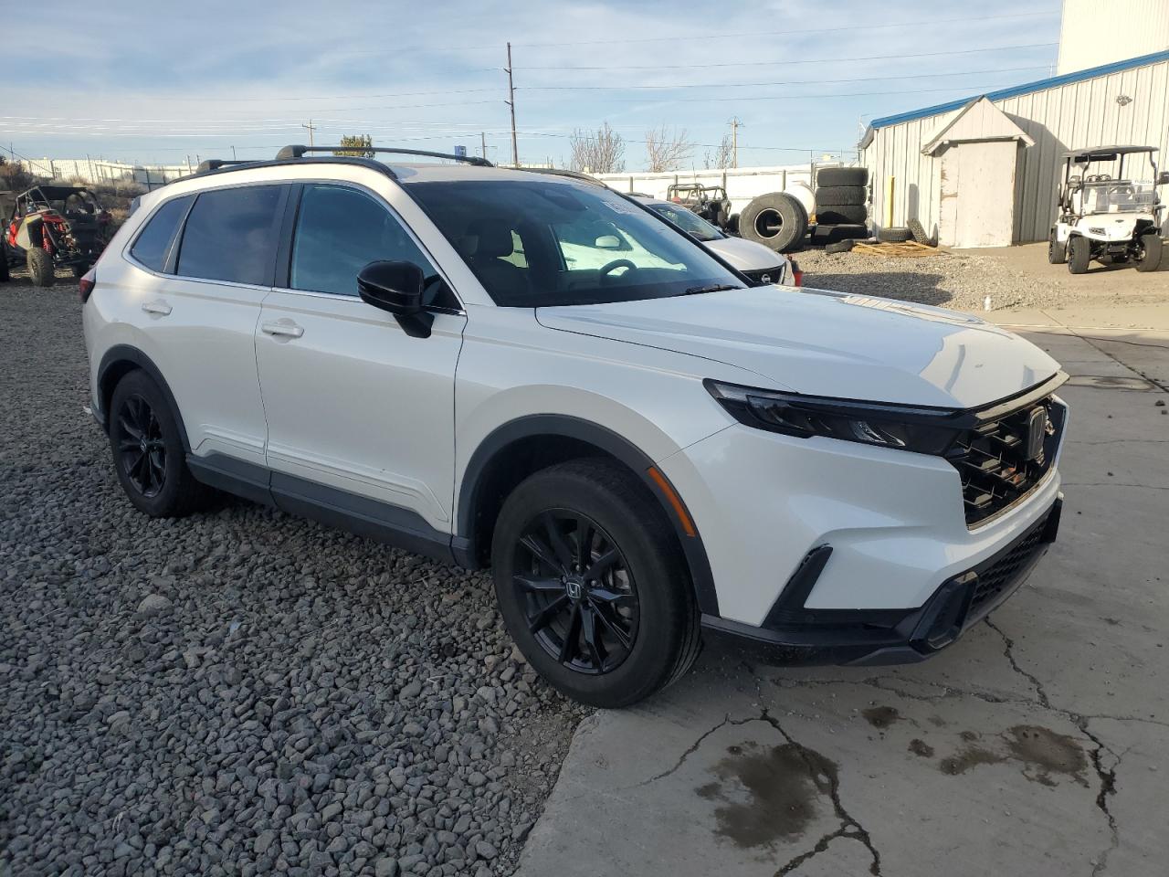 2024 Honda CR-V VIN 7FARS6H87RE059452 Copart auction photo, side / rear end damage thumbnail 4