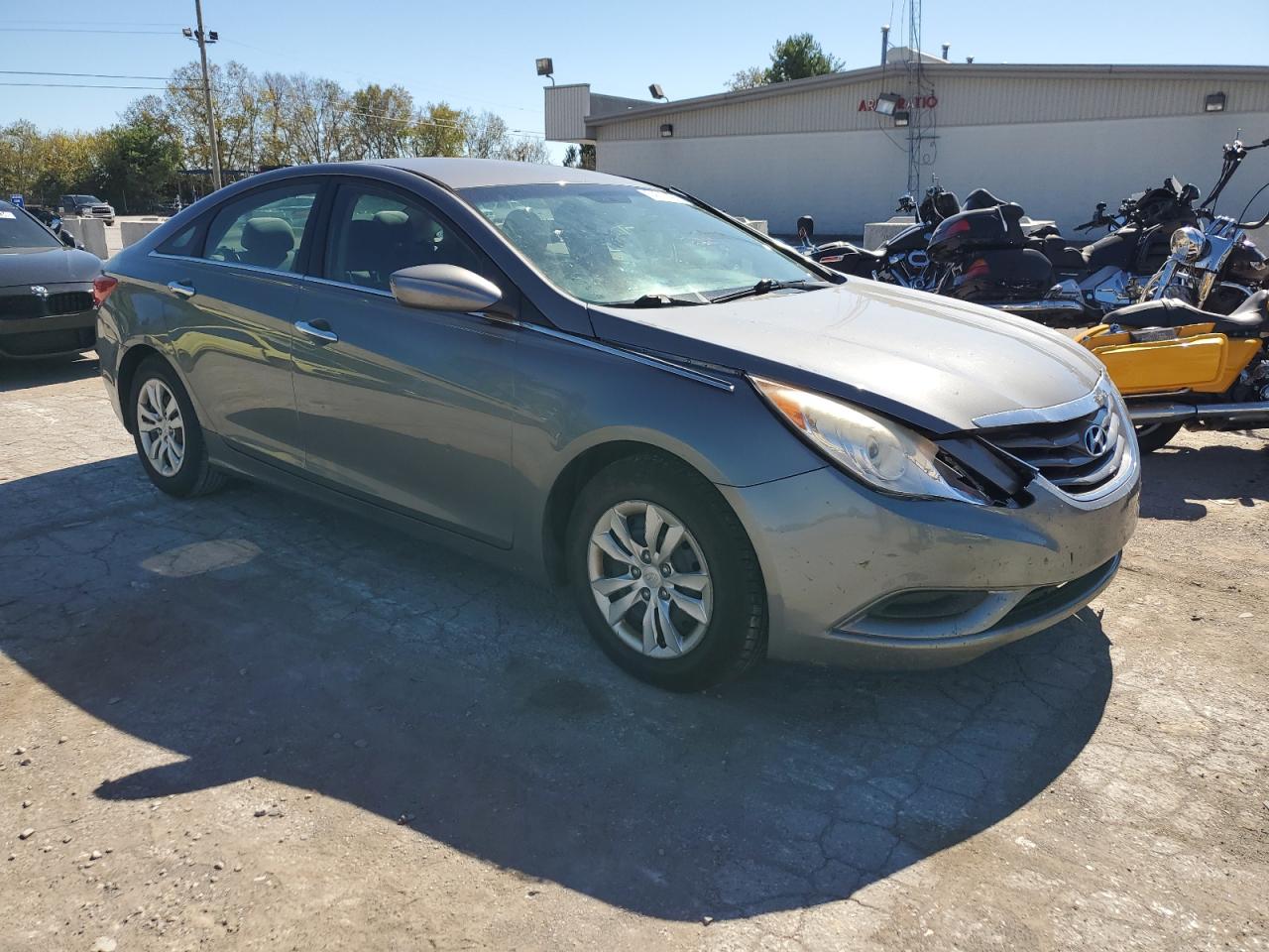 2013 Hyundai Sonata VIN 5NPEB4ACXDH573299 Copart auction photo, front end damage thumbnail 4