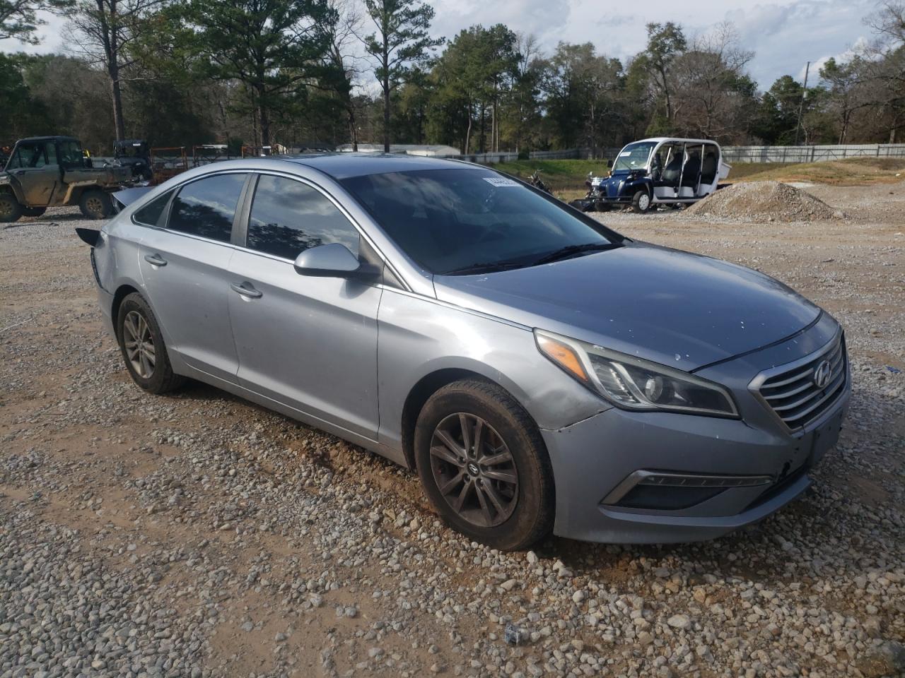 2015 Hyundai Sonata VIN 5NPE24AF1FH155453 Copart auction photo, rear end damage thumbnail 4