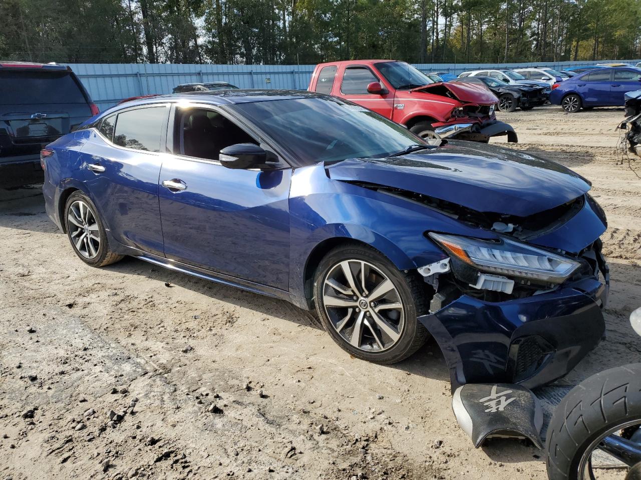 2020 Nissan Maxima VIN 1N4AA6CV0LC364522 Copart auction photo, front end damage thumbnail 4