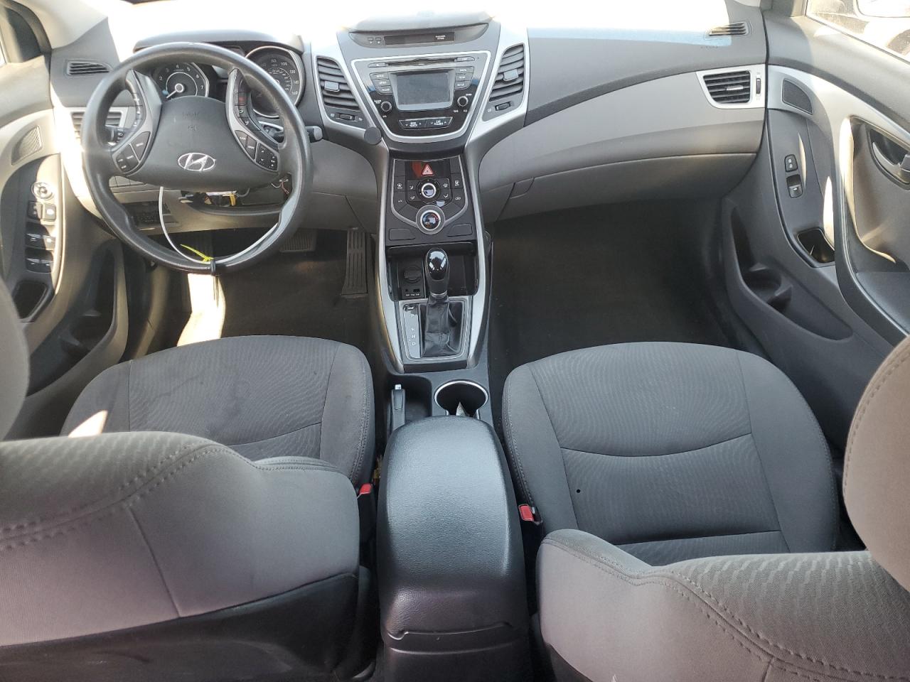 2015 Hyundai Elantra VIN 5NPDH4AE1FH635591 Copart auction photo, vandalism damage thumbnail 8