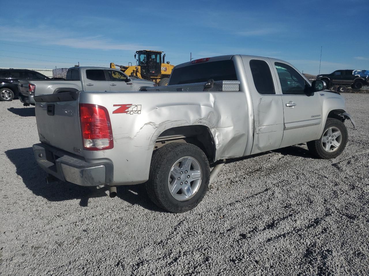 2011 GMC Sierra VIN 1GTR2WE3XBZ180206 Copart auction photo, all over / undercarriage damage thumbnail 3