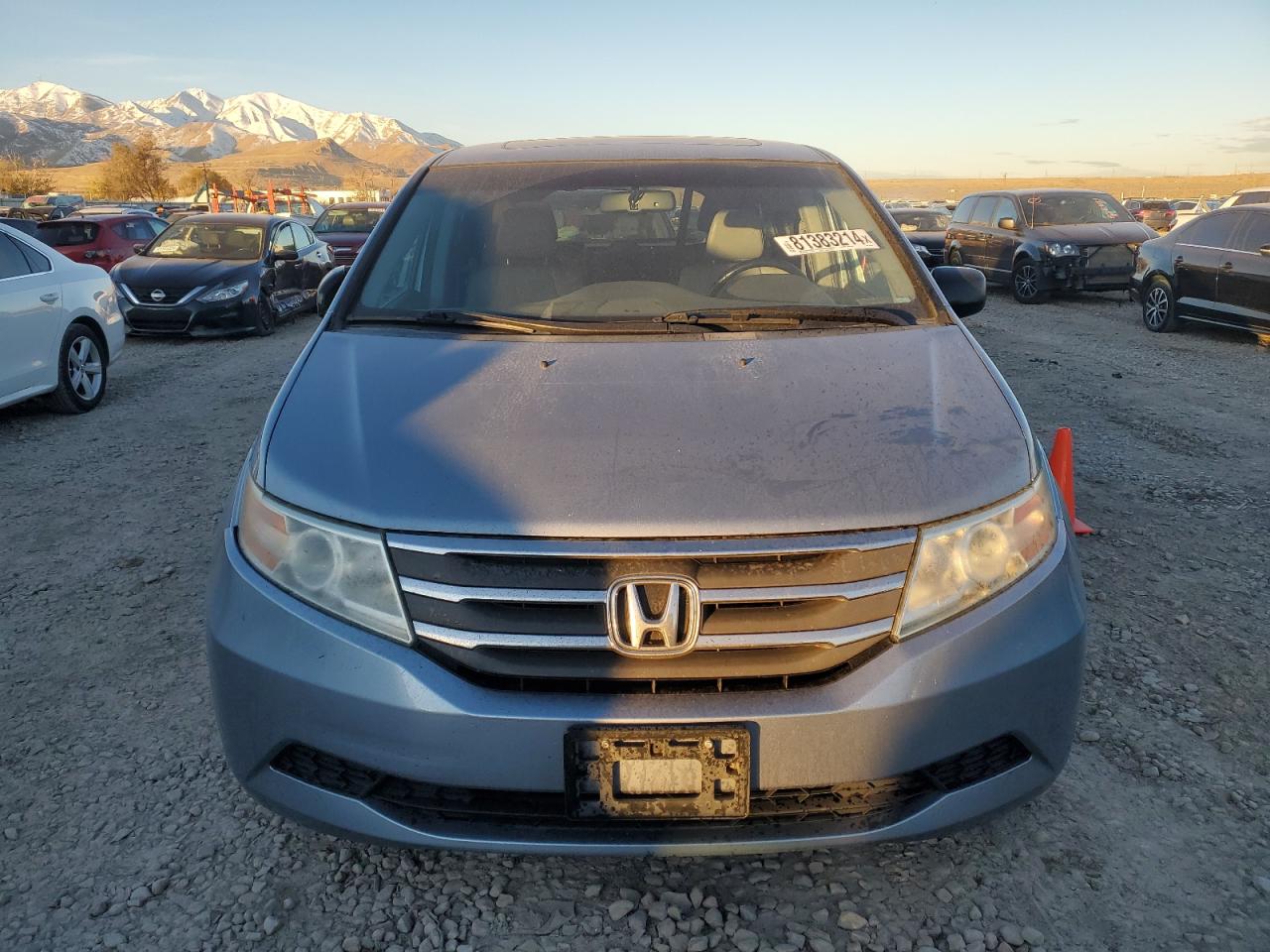 2011 Honda Odyssey VIN 5FNRL5H66BB063483 Copart auction photo, rear end / front end damage thumbnail 5