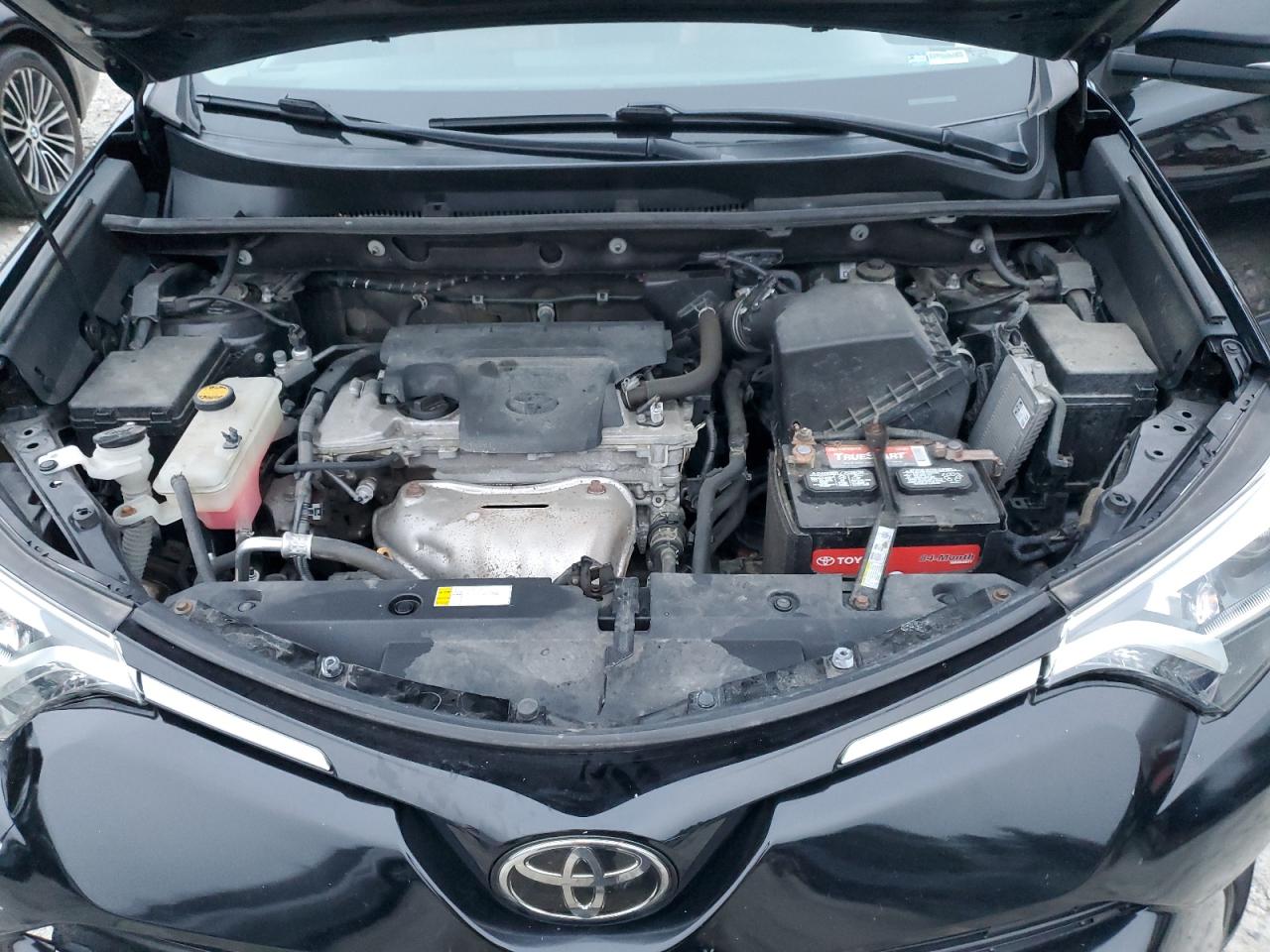2017 Toyota RAV 4 VIN 2T3DFREV4HW678458 Copart auction photo, front end / undercarriage damage thumbnail 12