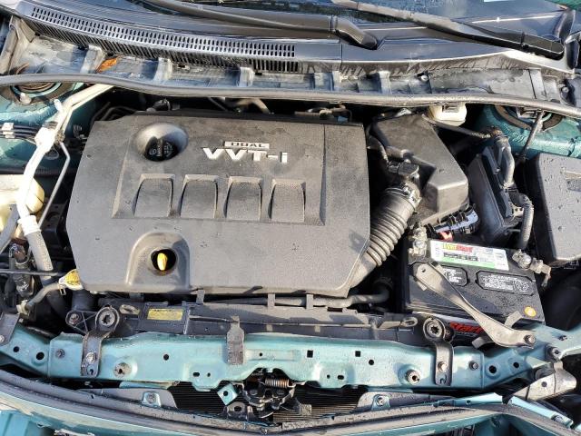 2010 Toyota Corolla VIN 1NXBU4EE0AZ320725 Copart auction photo, front end / side damage thumbnail 11