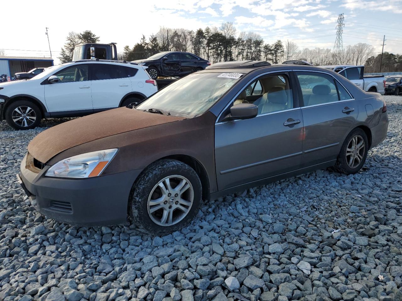 2007 Honda Accord VIN 1HGCM56847A206696
