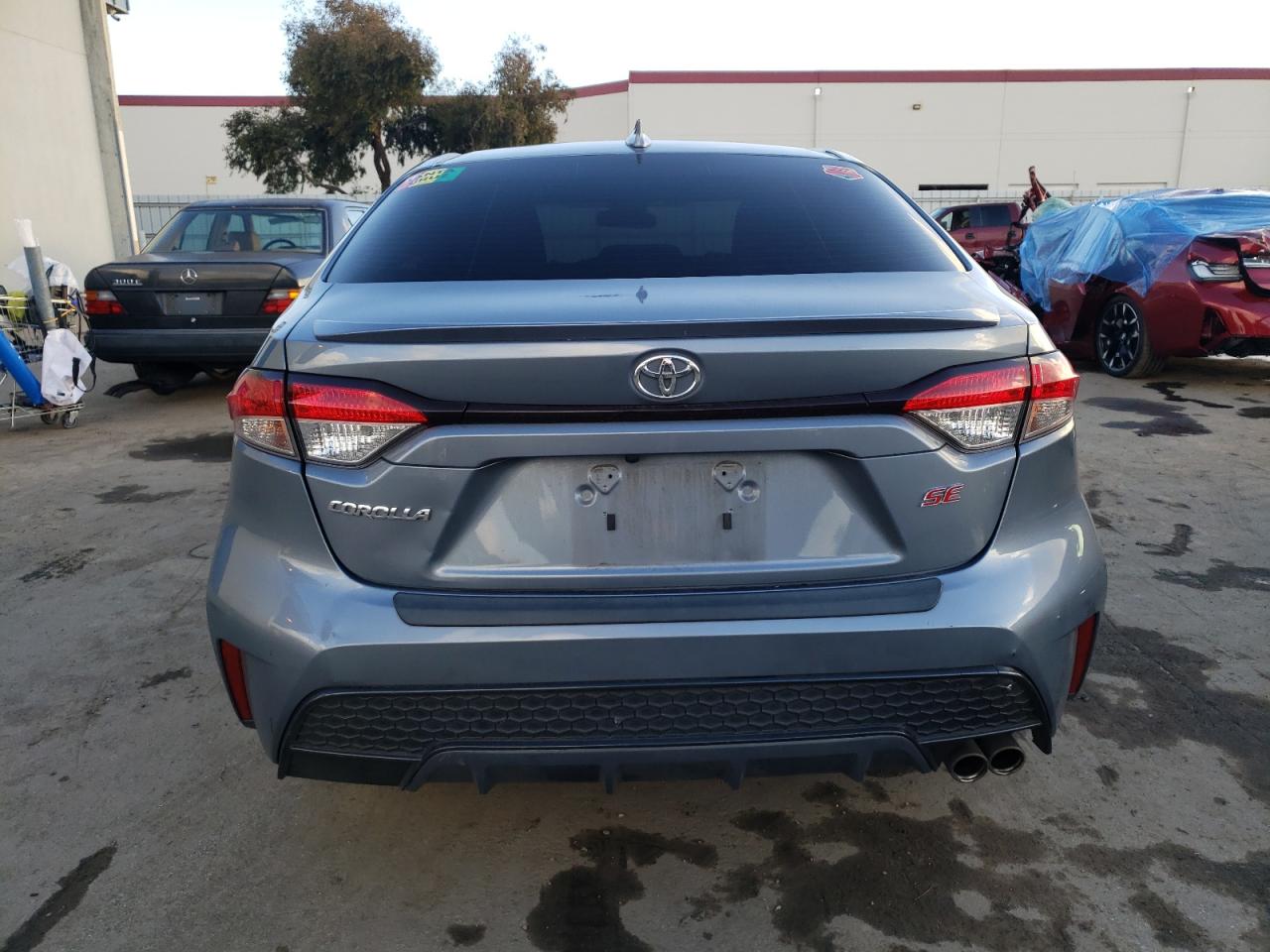 2020 Toyota Corolla VIN JTDS4RCE4LJ047345 Copart auction photo, side damage thumbnail 6