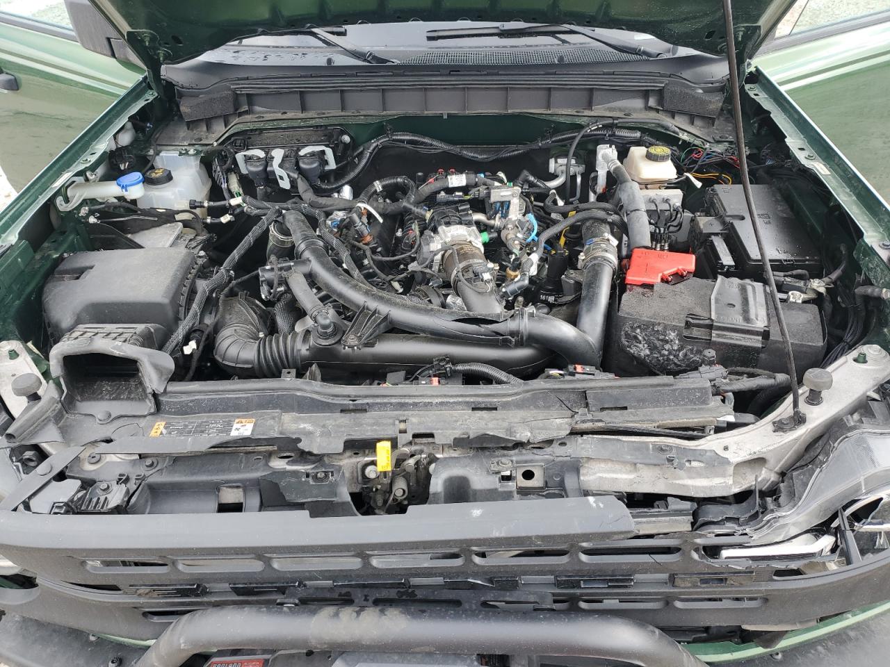 2022 Ford Bronco VIN 1FMEE5DP0NLA81692 Copart auction photo, rollover damage thumbnail 13