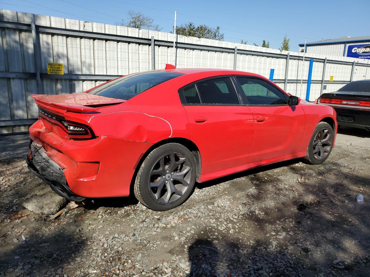 2019 Dodge Charger VIN 2C3CDXHG7KH575775 Copart auction photo, rear end damage thumbnail 3