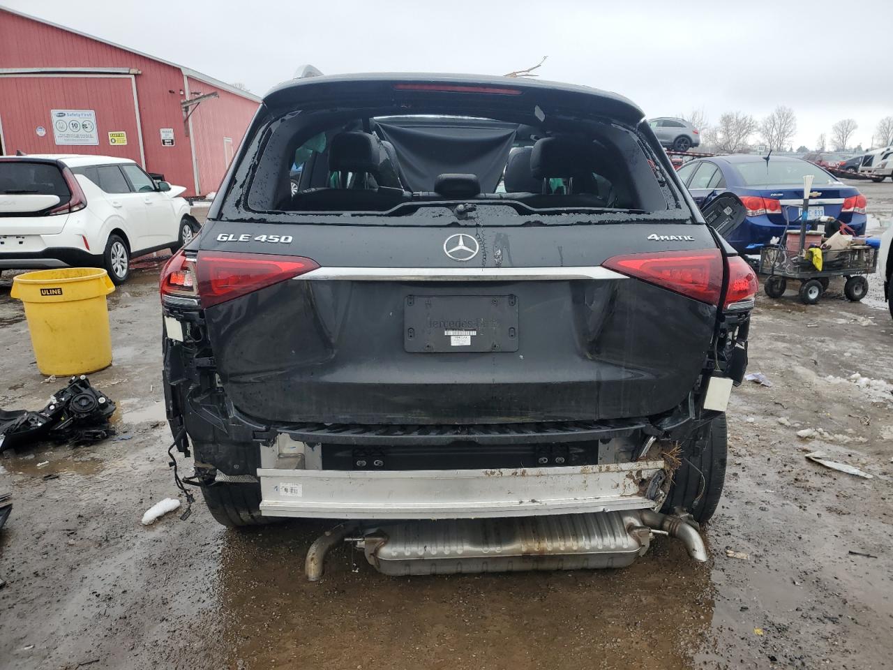 2020 Mercedes-Benz GLE VIN 4JGFB5KE3LA068698 Copart auction photo, all over damage thumbnail 6