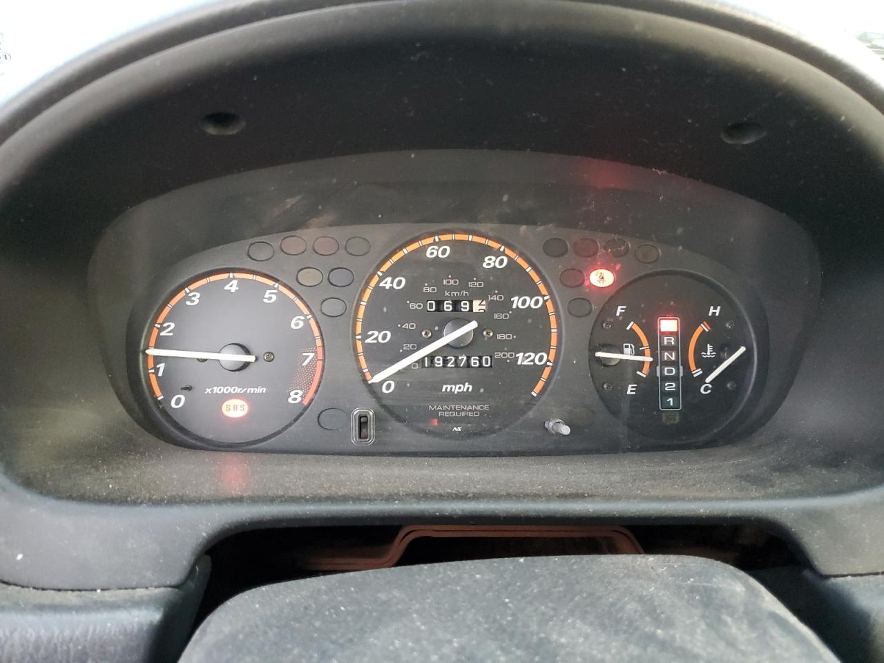 1999 Honda CR-V VIN JHLRD1866XC043652 Copart auction photo, mechanical damage thumbnail 9