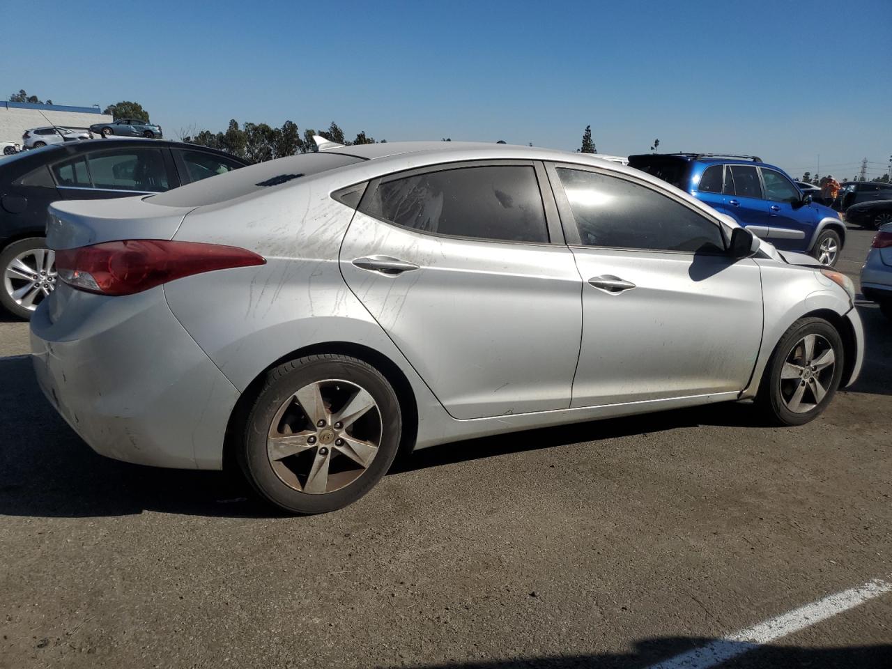 2013 Hyundai Elantra VIN 5NPDH4AE4DH343382 Copart auction photo, frame damage / front end damage thumbnail 3