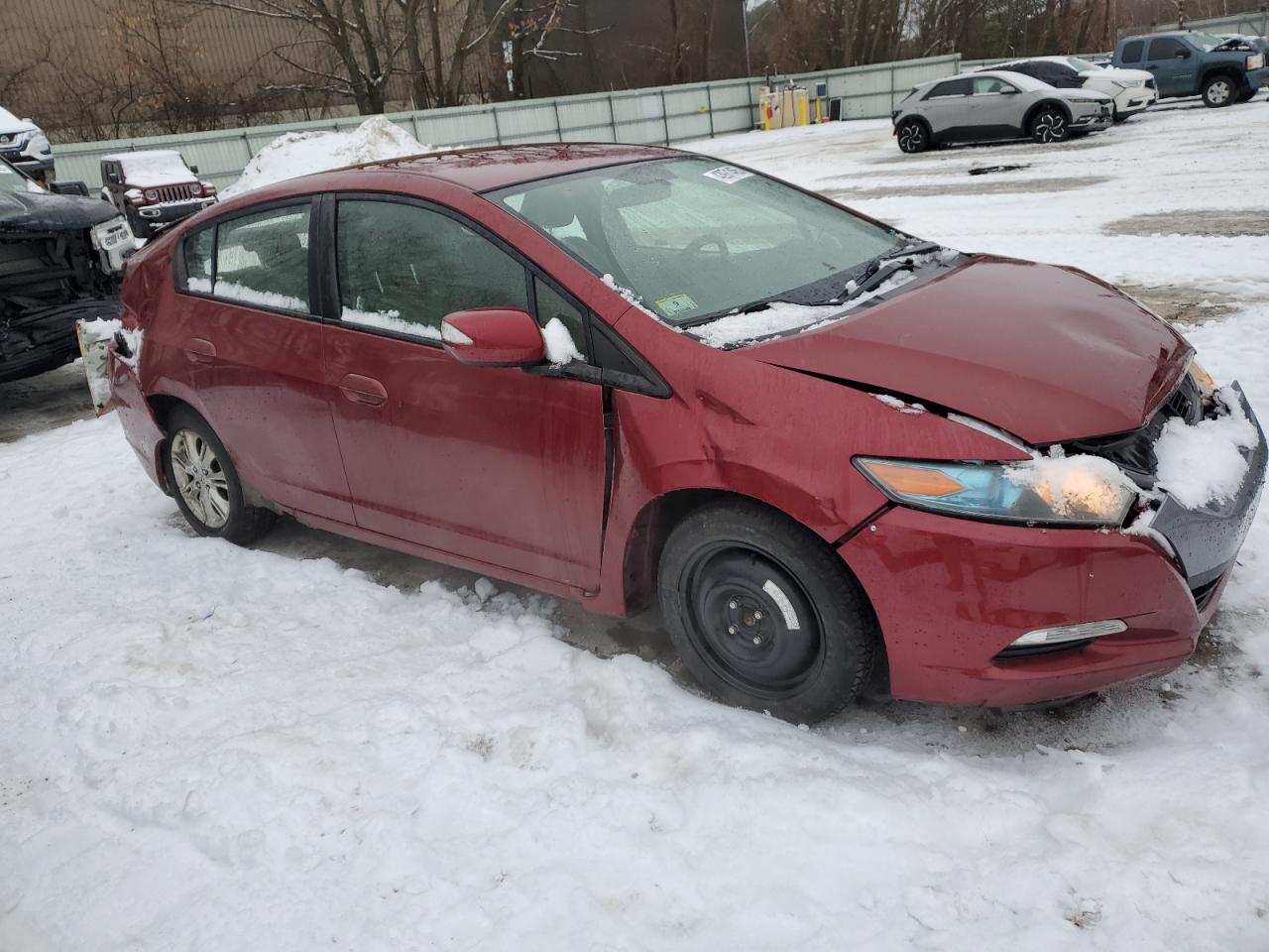 2010 Honda Insight VIN JHMZE2H73AS004957 Copart auction photo, rear end / front end damage thumbnail 4