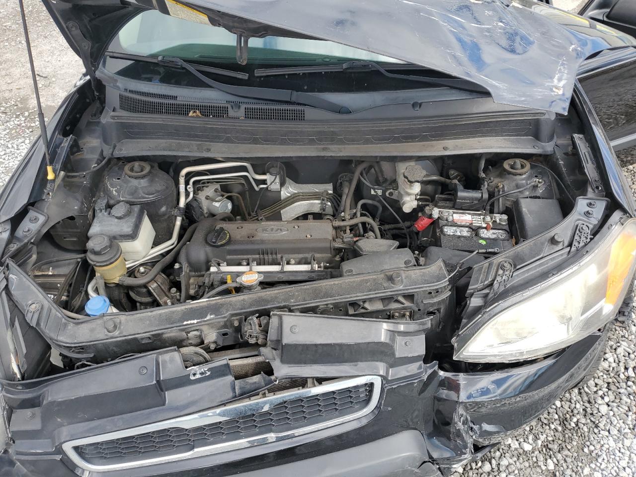 2011 KIA Soul VIN KNDJT2A16B7306869 Copart auction photo, front end damage thumbnail 11