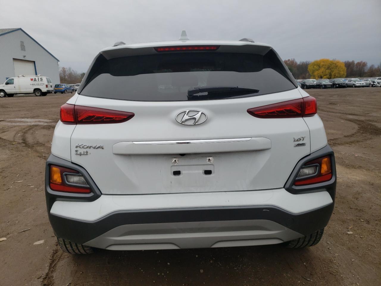 2019 Hyundai Kona VIN KM8K3CA54KU376039 Copart auction photo, front end / side damage thumbnail 6