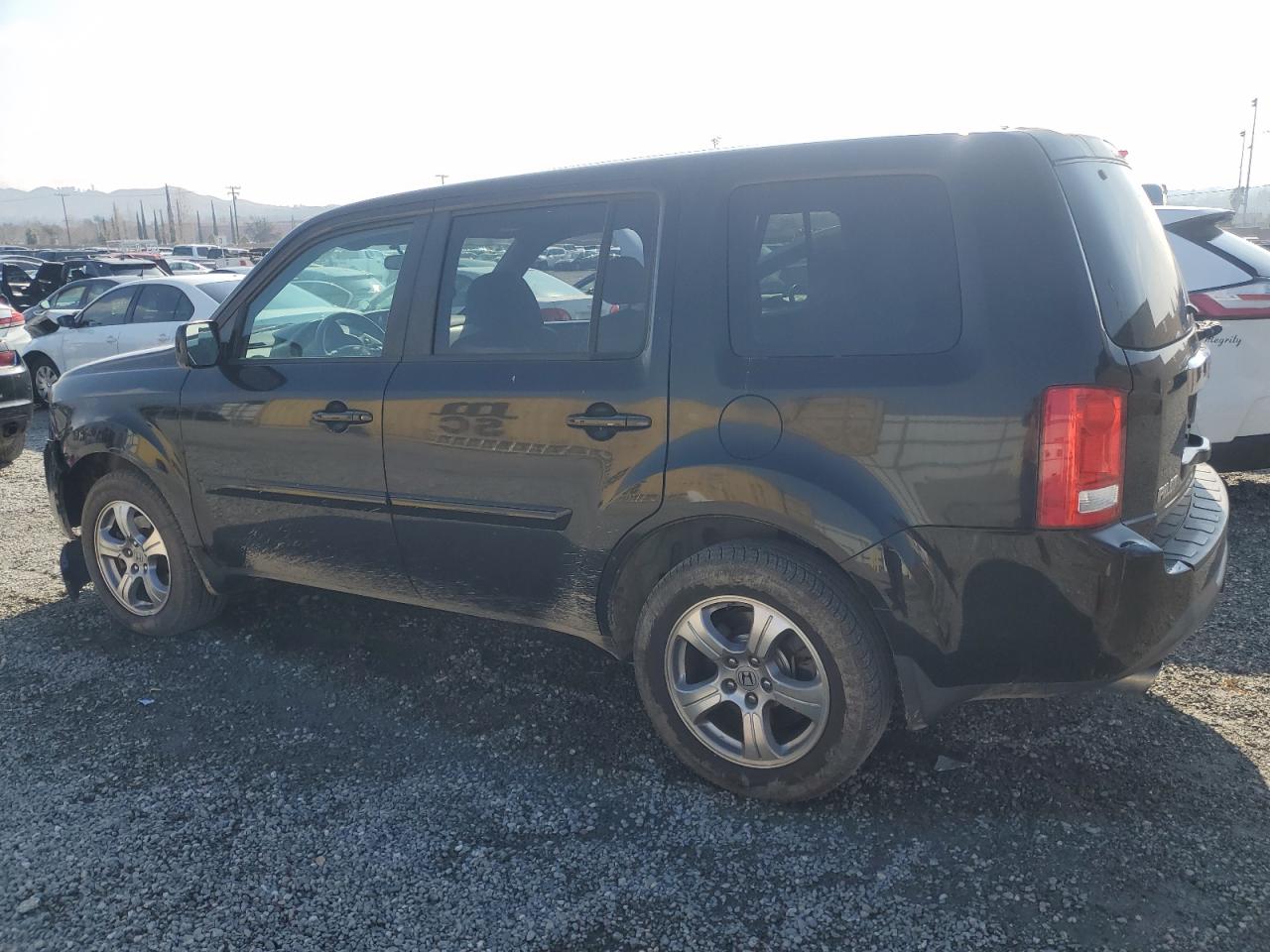 2014 Honda Pilot VIN 5FNYF3H4XEB020355 Copart auction photo, side / front end damage thumbnail 2