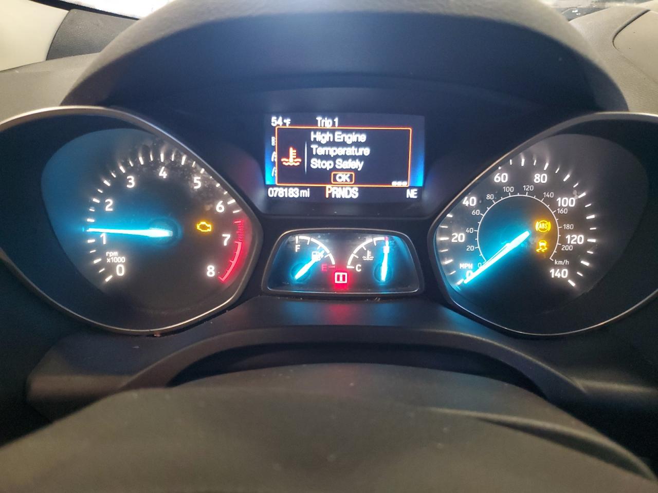2017 Ford Escape VIN 1FMCU9GD2HUA11032 Copart auction photo, front end / mechanical damage thumbnail 9