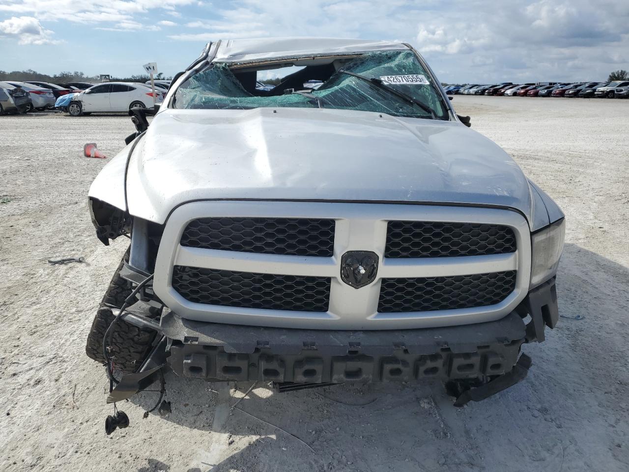 2015 RAM 1500 VIN 1C6RR6FT4FS650973 Copart auction photo, rollover damage thumbnail 5