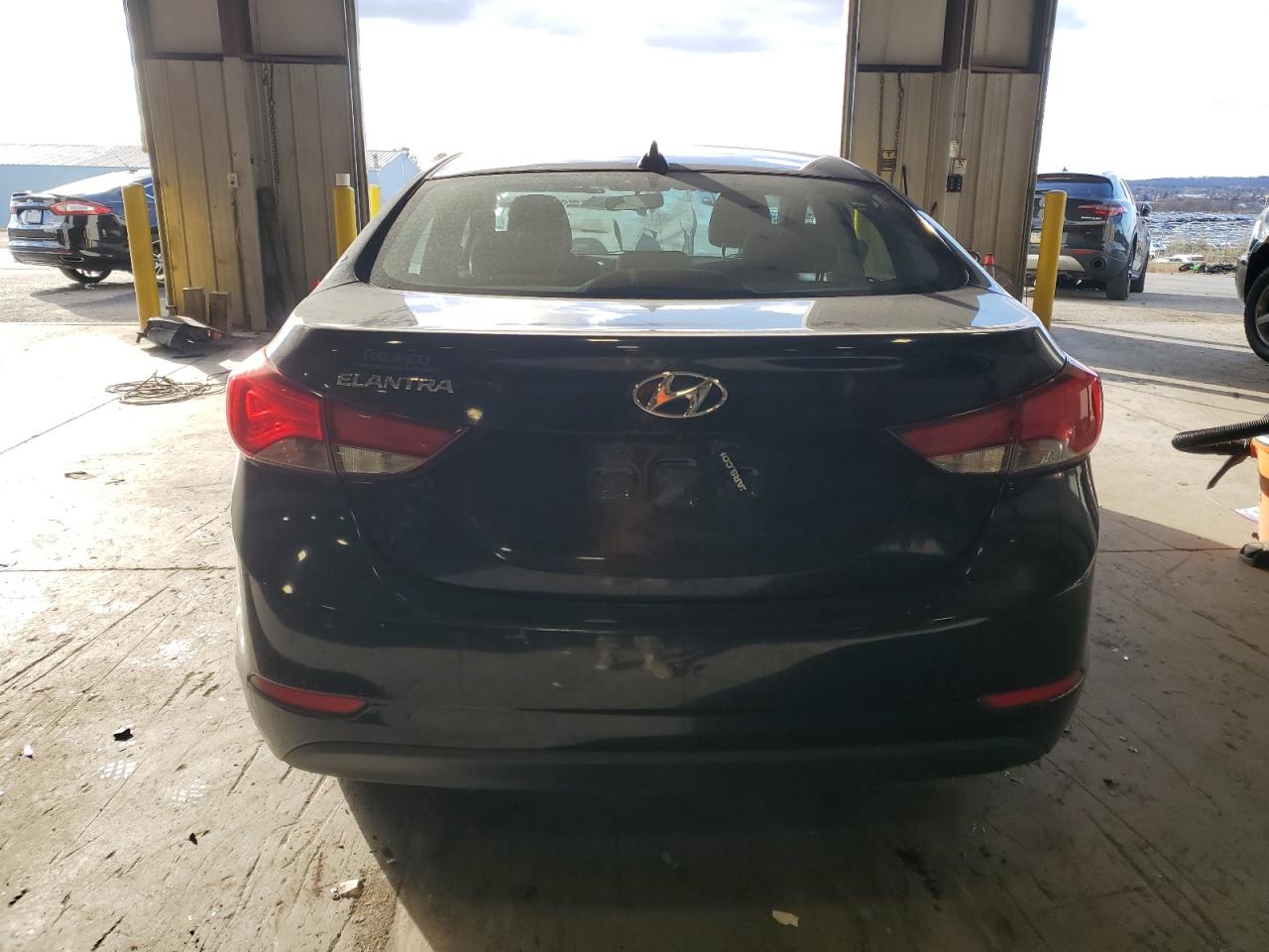 2016 Hyundai Elantra VIN KMHDH4AE0GU638419 Copart auction photo, side damage thumbnail 6