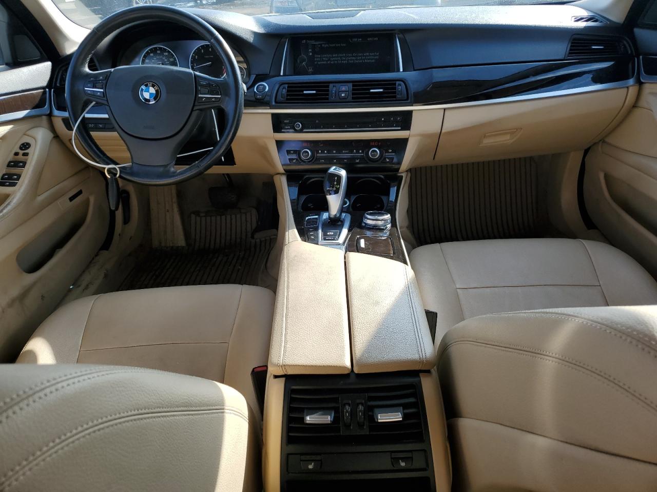 2014 BMW 5er VIN WBA5B3C5XED538095 Copart auction photo, side damage thumbnail 8