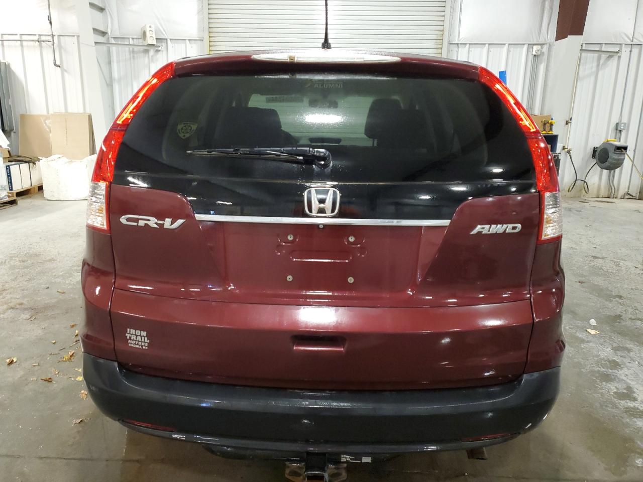 2014 Honda CR-V VIN 5J6RM4H50EL108010 Copart auction photo, front end / side damage thumbnail 6