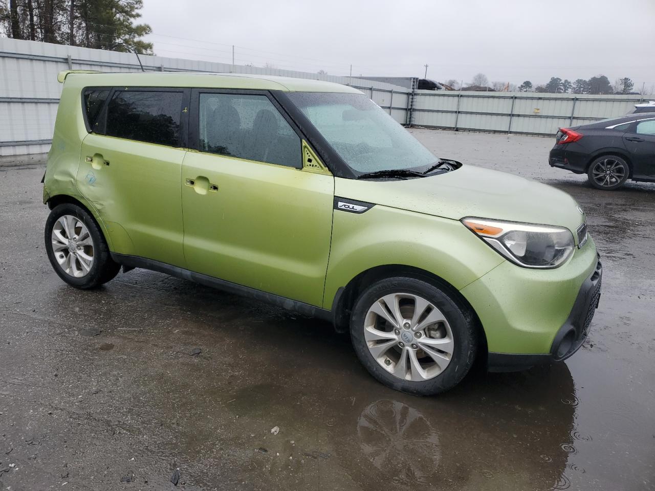 2015 KIA Soul VIN KNDJP3A52F7786069 Copart auction photo, rear end damage thumbnail 4