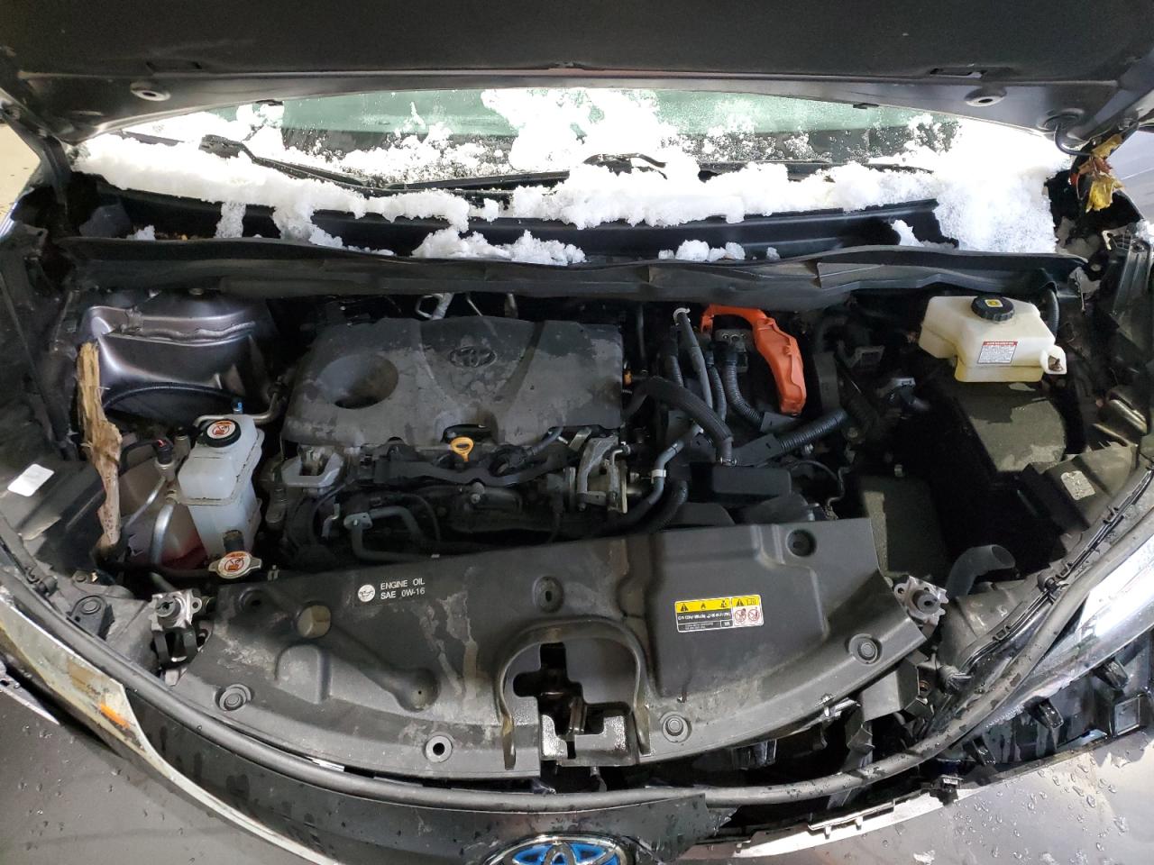 2021 Toyota Sienna VIN 5TDJSKFC0MS014155 Copart auction photo, front end / minor dent/scratches damage thumbnail 12