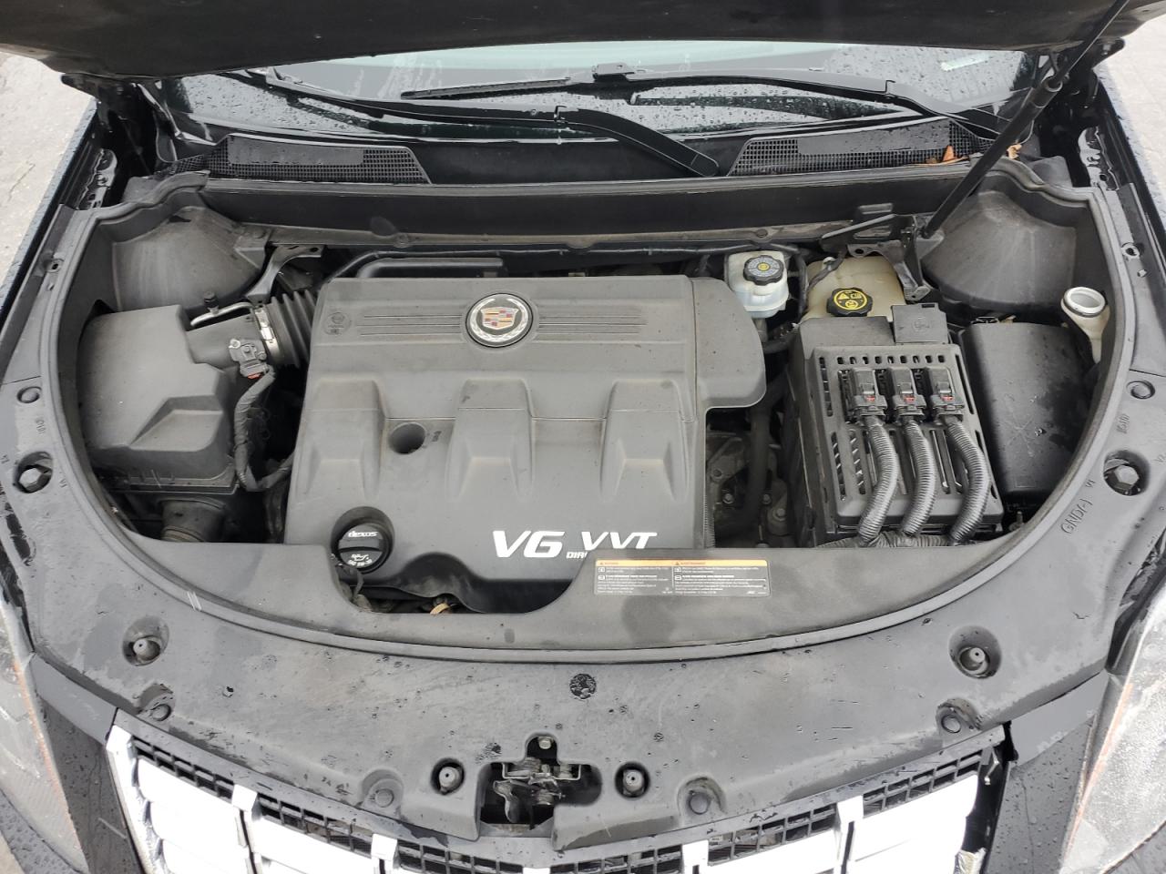 2015 Cadillac SRX VIN 3GYFNBE37FS558417 Copart auction photo, front end / side damage thumbnail 12