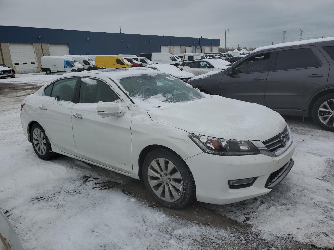 2013 Honda Accord VIN 1HGCR2F82DA188677 Copart auction photo, front end / side damage thumbnail 4