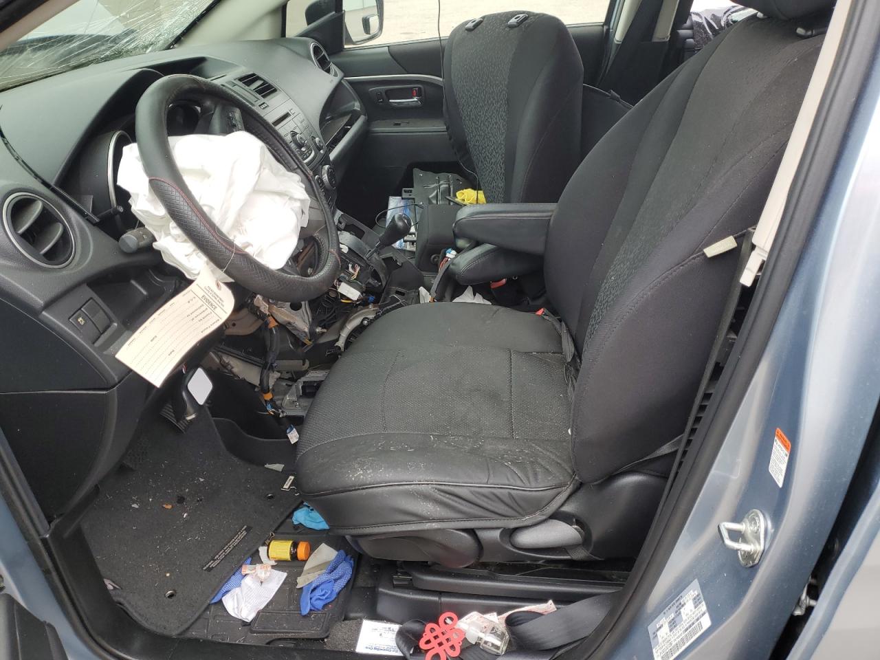 2012 Mazda 5 VIN JM1CW2CL0C0102657 Copart auction photo, front end / all over damage thumbnail 7
