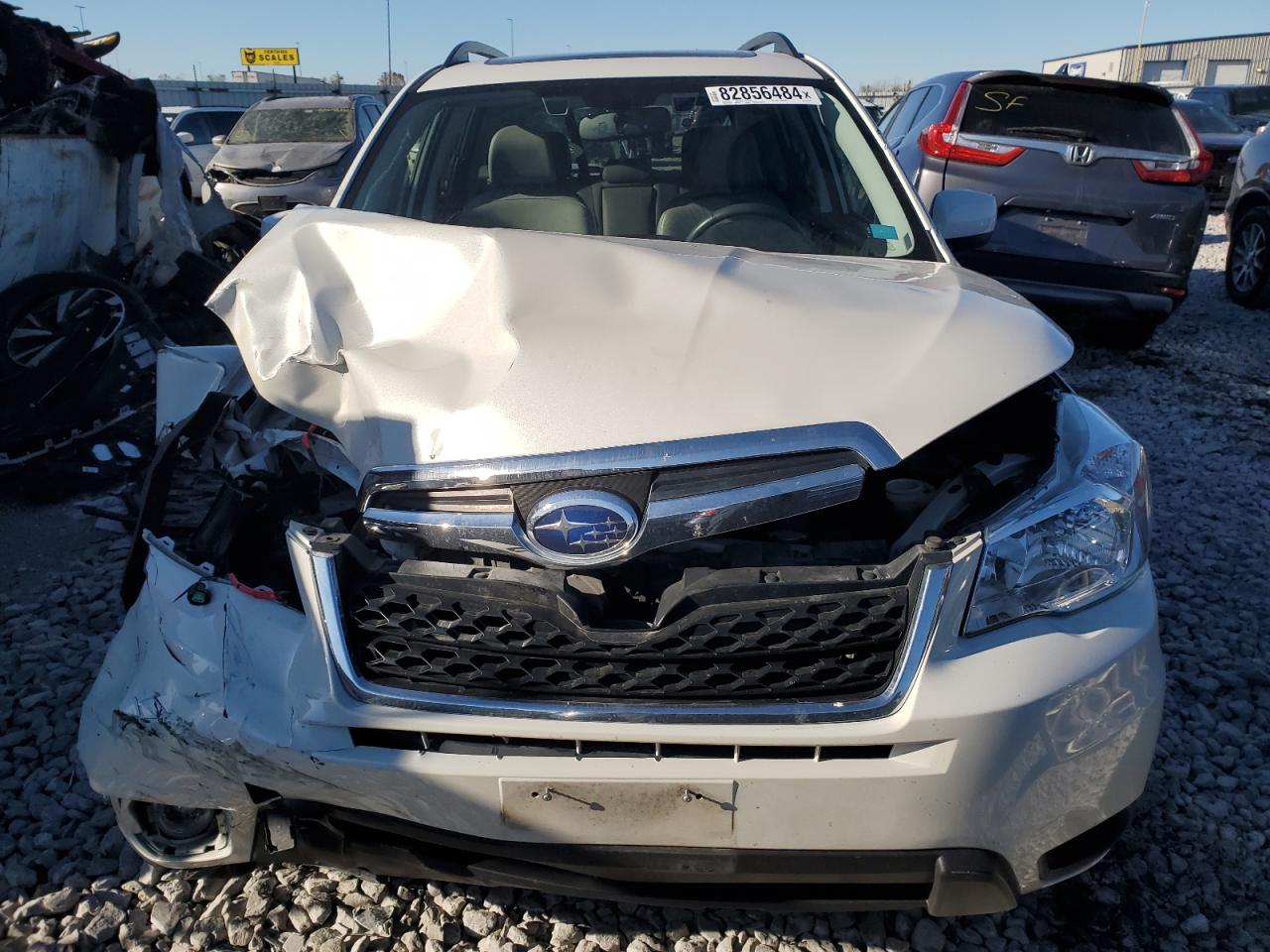 2016 Subaru Forester VIN JF2SJARC6GH493754 Copart auction photo, front end damage thumbnail 5
