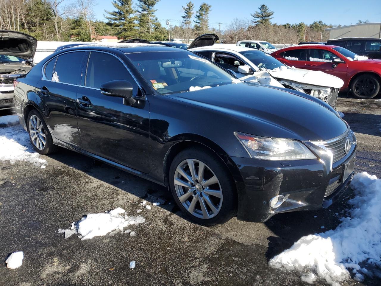 2014 Lexus GS VIN JTHCE1BL3E5025592 Copart auction photo, undercarriage / minor dent/scratches damage thumbnail 4