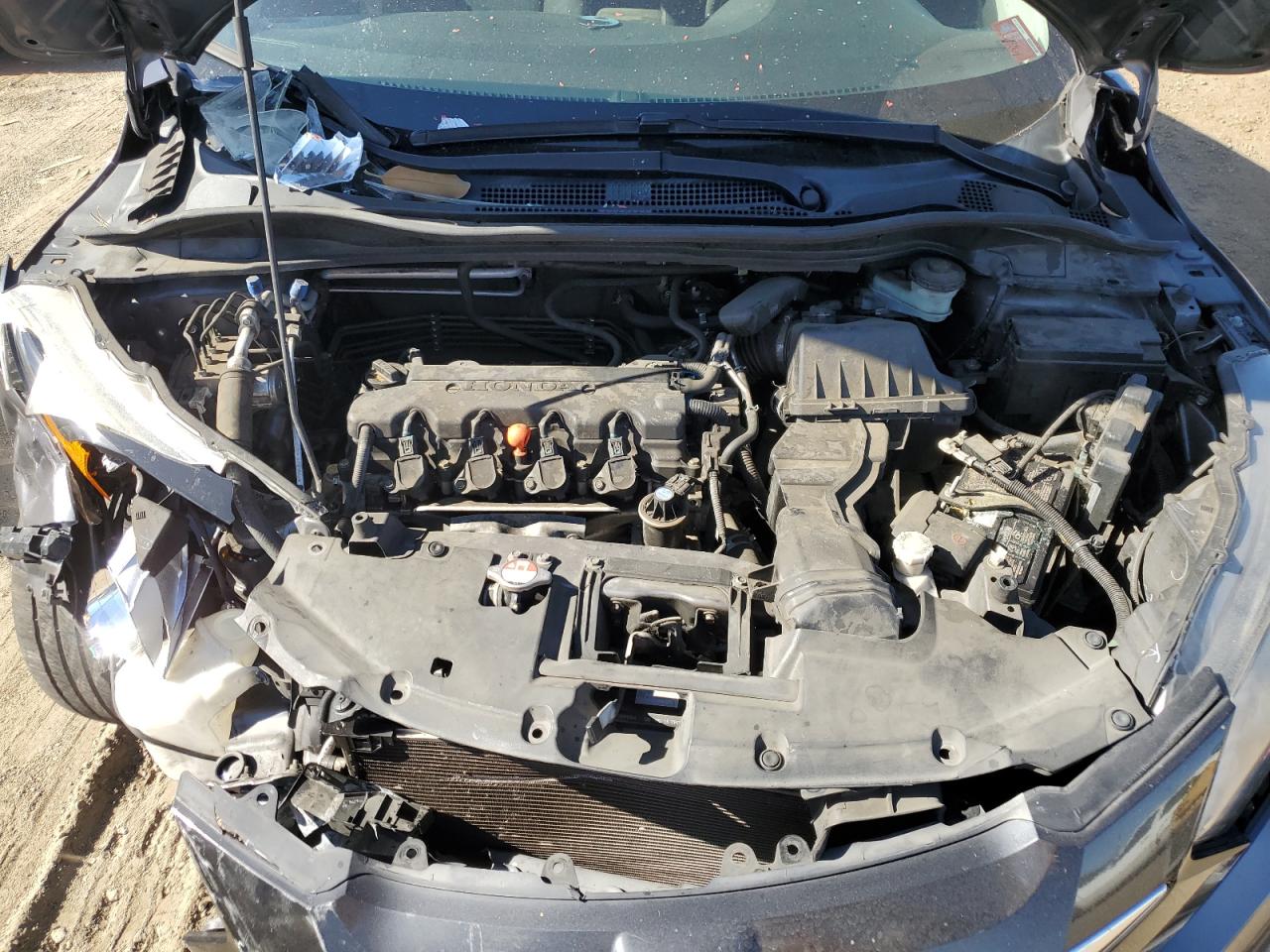 2016 Honda HR-V VIN 3CZRU5H3XGM720785 Copart auction photo, front end / undercarriage damage thumbnail 13