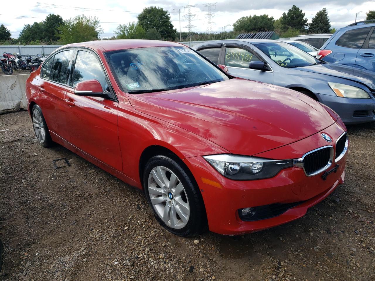 2013 BMW 3er VIN WBA3A5C57DF453112 Copart auction photo, rear end / side damage thumbnail 4