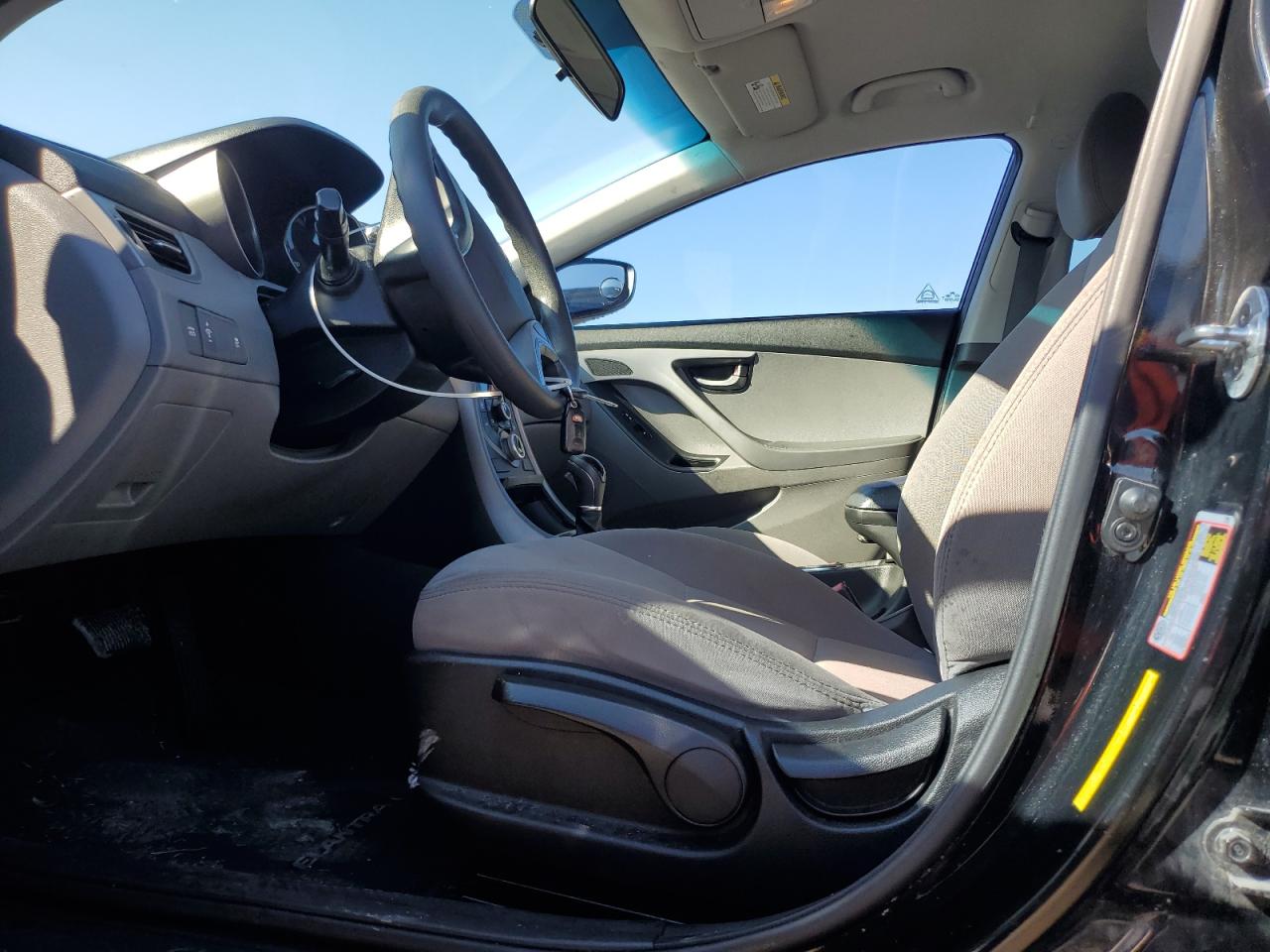 2016 Hyundai Elantra VIN 5NPDH4AE1GH793141 Copart auction photo, side / front end damage thumbnail 7