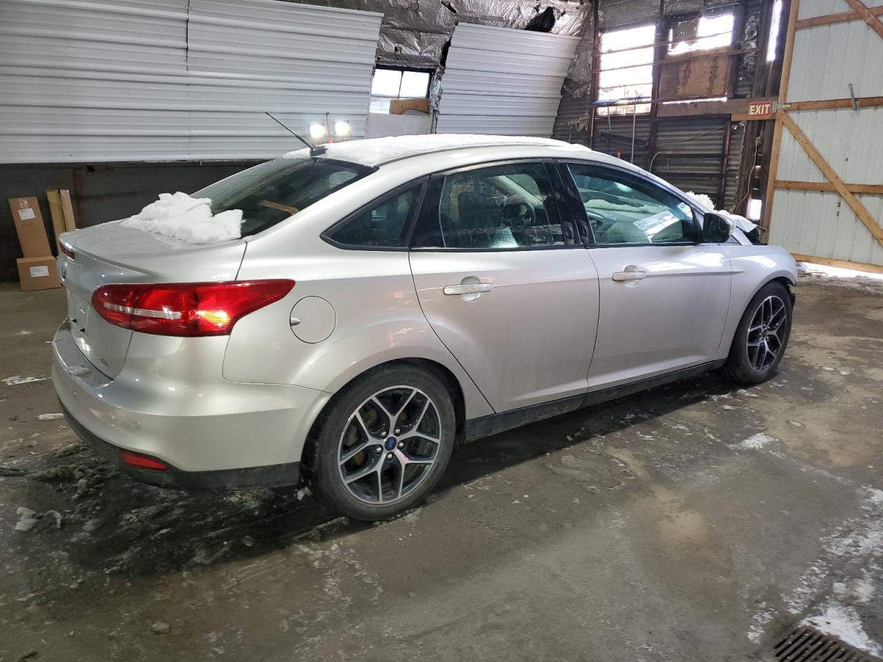 2018 Ford Focus VIN 1FADP3H25JL233933 Copart auction photo, front end damage thumbnail 3