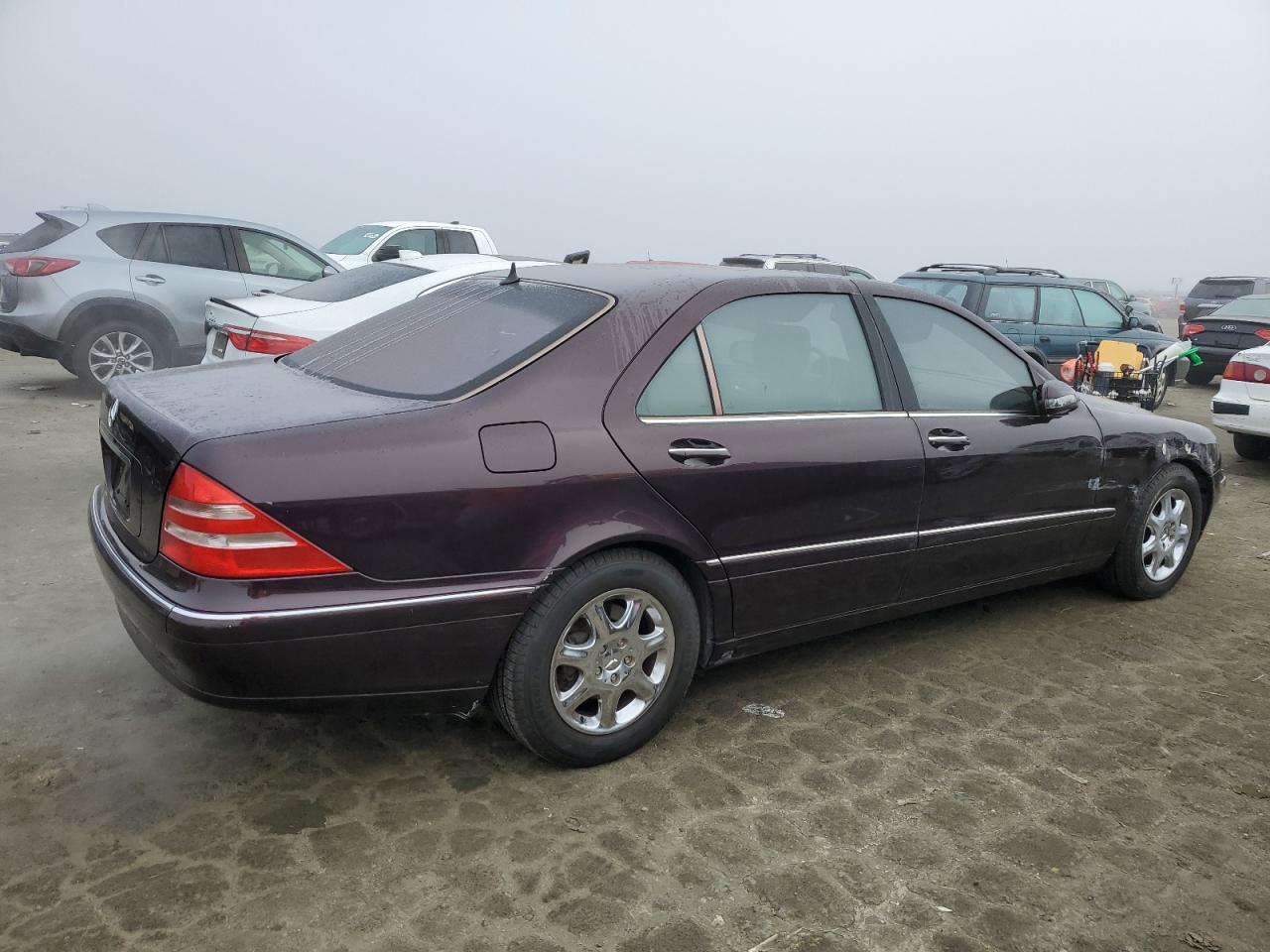 2001 Mercedes-Benz S-klasse VIN WDBNG70J81A138687 Copart auction photo, all over damage thumbnail 3