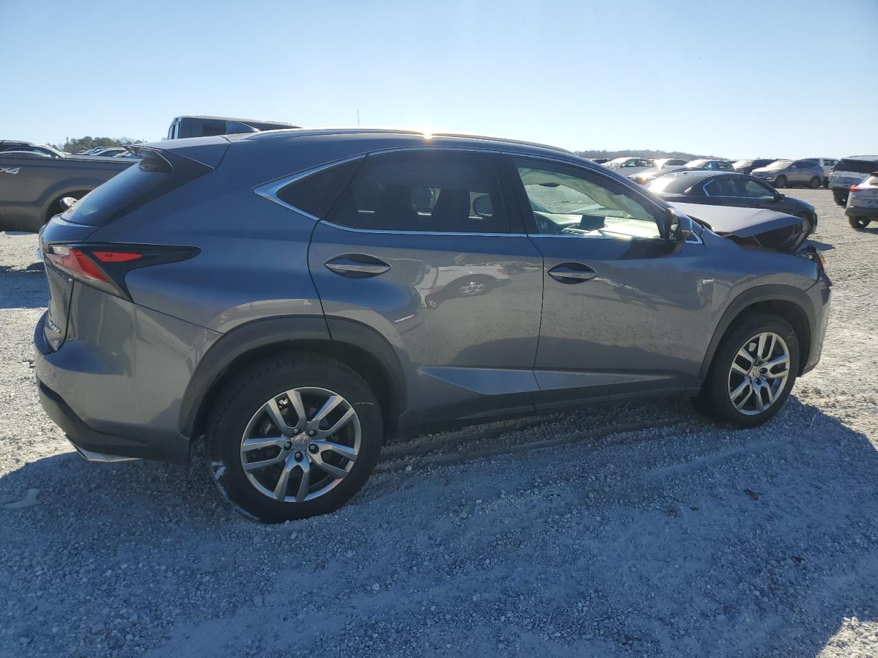 2016 Lexus NX VIN JTJYARBZXG2023930 Copart auction photo, front end damage thumbnail 3